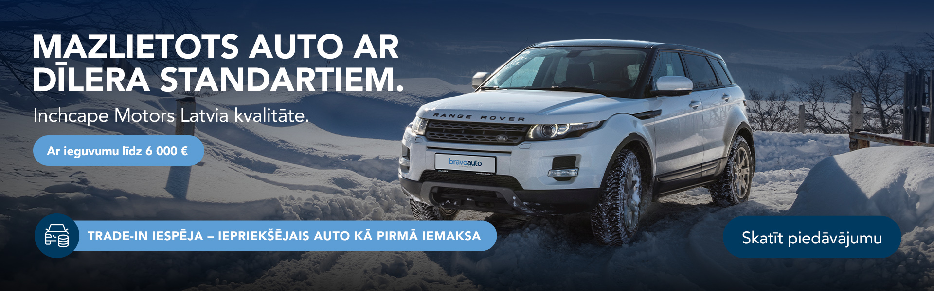 Bravoauto izdevīgi piedāvājumi, vairāk kā 100 mazlietoti auto