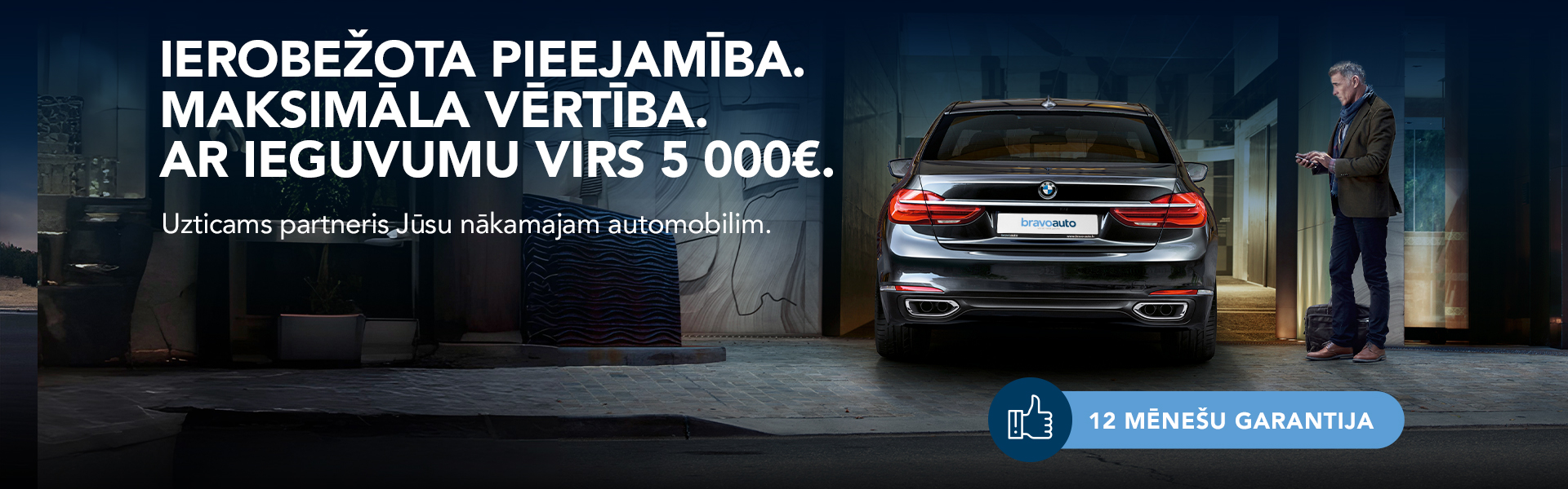 bravoauto mazlietotu auto piedāvājums ar ieguvumu virs 5000 EUR